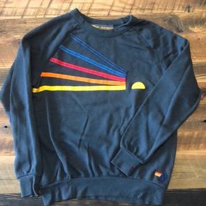 Aviator Nation Daydream Crewneck in Charcoal